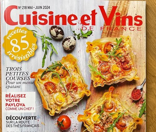 Cuisine et Vins de France 4 pages sur le thé Français